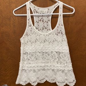 Abercrombie & Fitch lace tank top size small